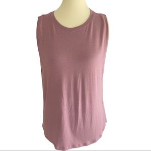 Athleta Sleeveless Tank Top Pink Mauve